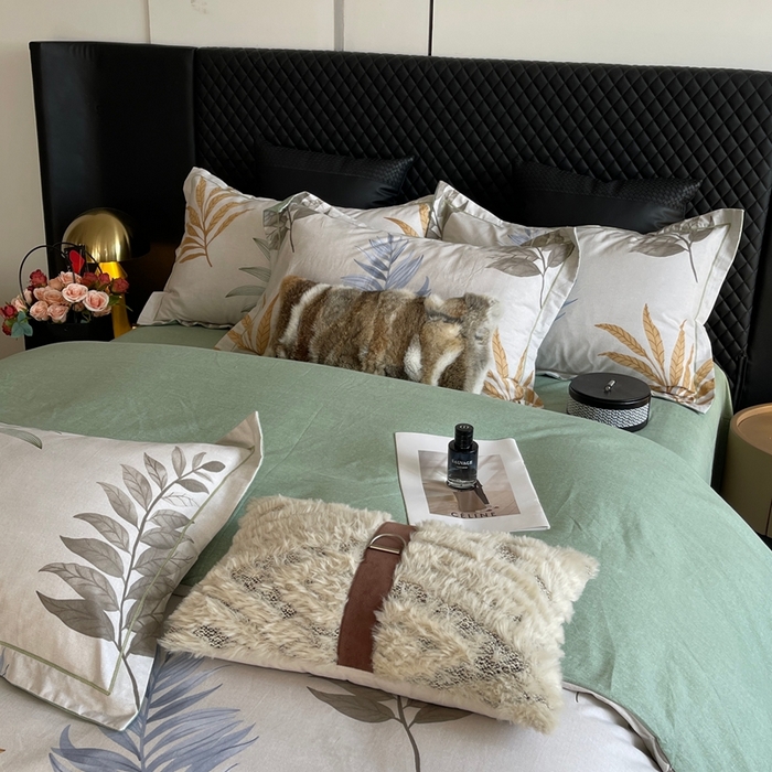 91家纺网 家纺一手货源 找家纺 莱豫家纺 2025新款全棉100%纯棉加厚磨毛四件套 春风扶梦