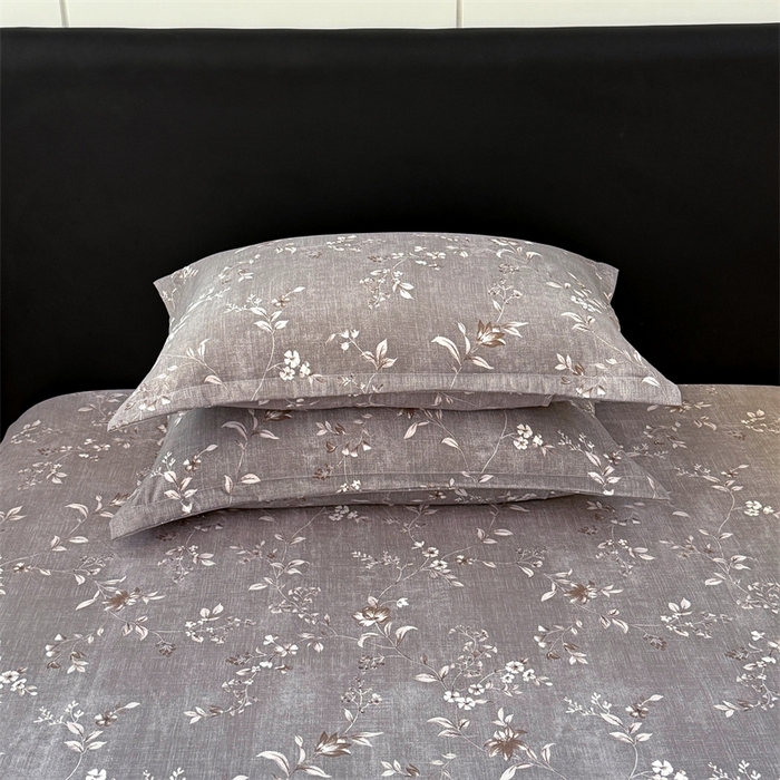 91家纺网 家纺一手货源 找家纺 梦舒羽 2025新款原麻床笠机洗家用防滑透气四季款床罩床垫床单保护套 花蕾