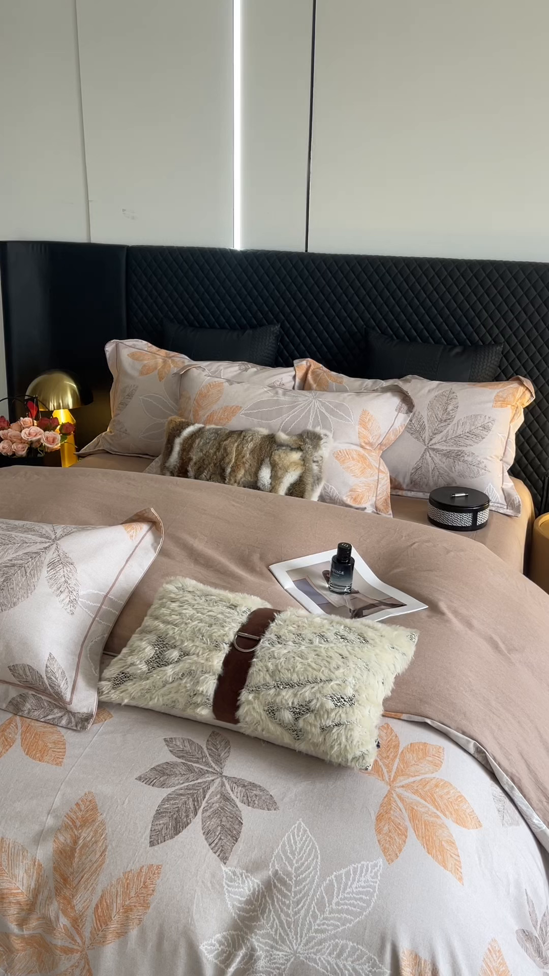 91家纺网 家纺一手货源 找家纺 莱豫家纺 2025新款全棉100%纯棉加厚磨毛四件套 香山红叶