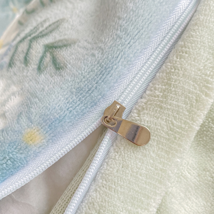 91家纺网 家纺一手货源 找家纺 卓越家纺 2025新款加厚保暖牛奶绒四件套 柳絮语