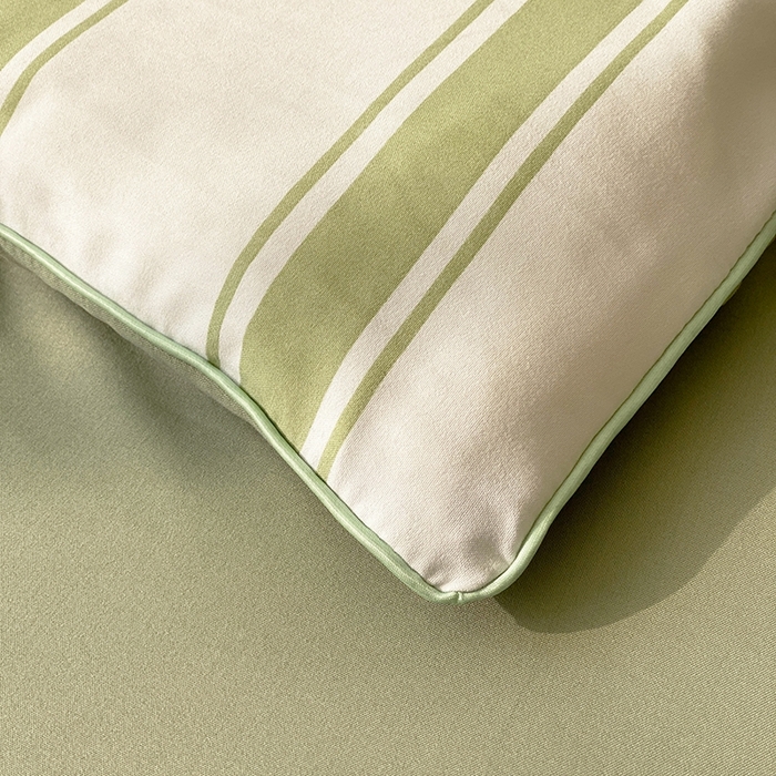 91家纺网 家纺一手货源 找家纺 梵克保罗 2025新款水洗棉糯小棉夏被夏被四件套四季被春秋被单人学生双人被子被芯 条纹狗