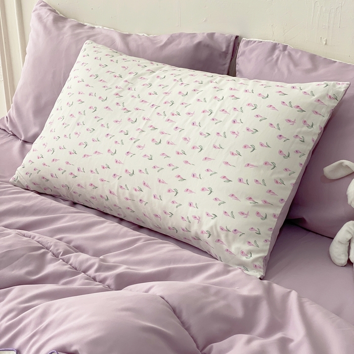 91家纺网 家纺一手货源 找家纺 梵克保罗 2025新款水洗棉糯小棉夏被夏被四件套四季被春秋被单人学生双人被子被芯 郁金香花海