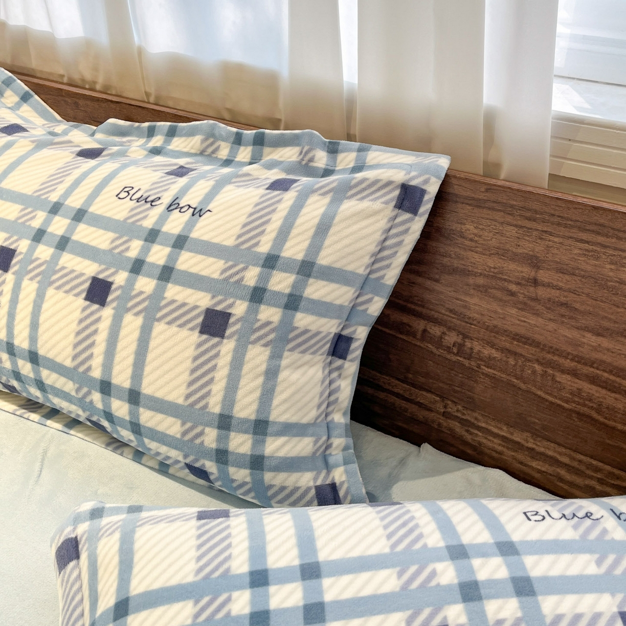 91家纺网 家纺一手货源 找家纺 寻米 2025新款高克重加厚保暖牛奶绒四件套-第一批 蓝色恋人