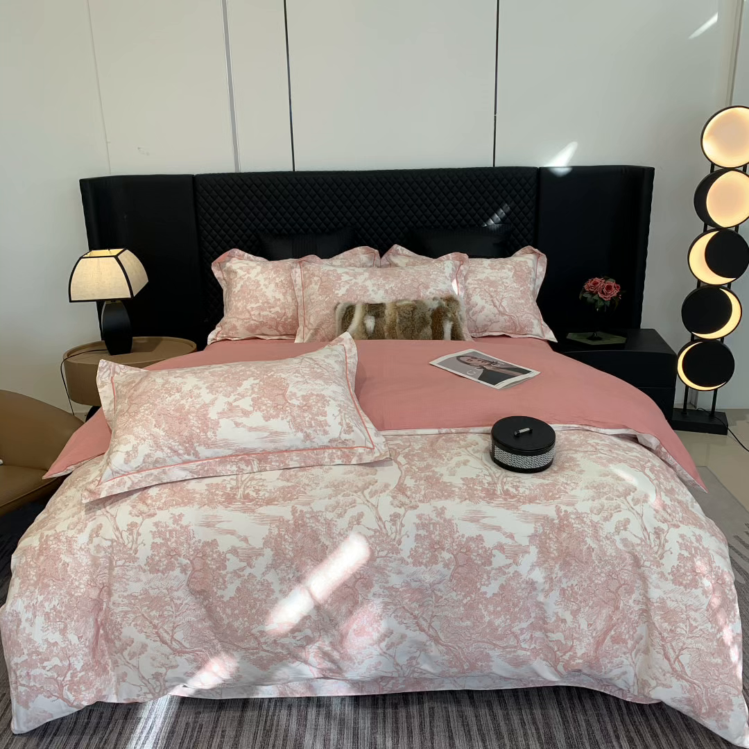 91家纺网 家纺一手货源 找家纺 （总）莱豫家纺 2025新款全棉100%纯棉加厚磨毛四件套