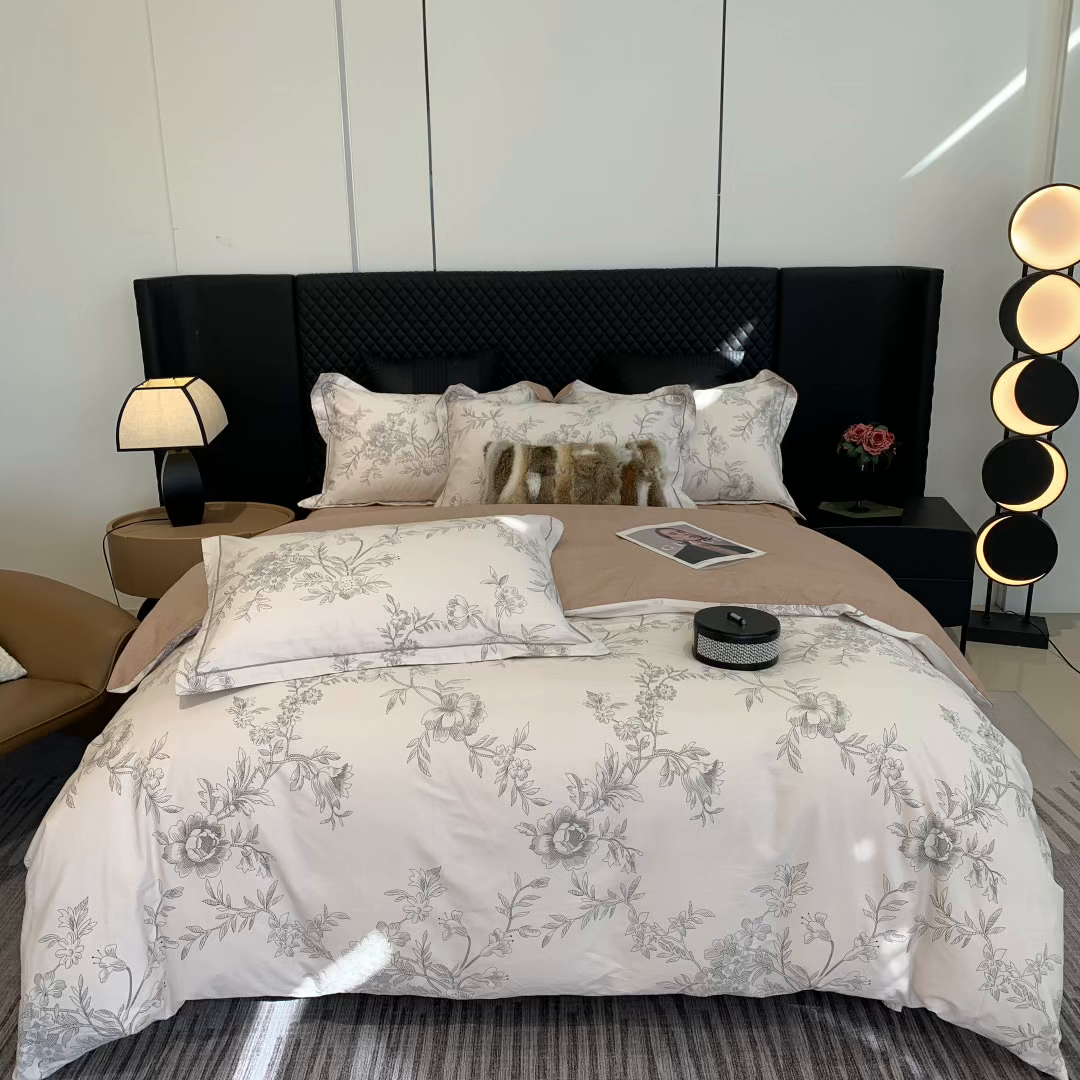 91家纺网 家纺一手货源 找家纺 （总）莱豫家纺 2025新款全棉100%纯棉加厚磨毛四件套