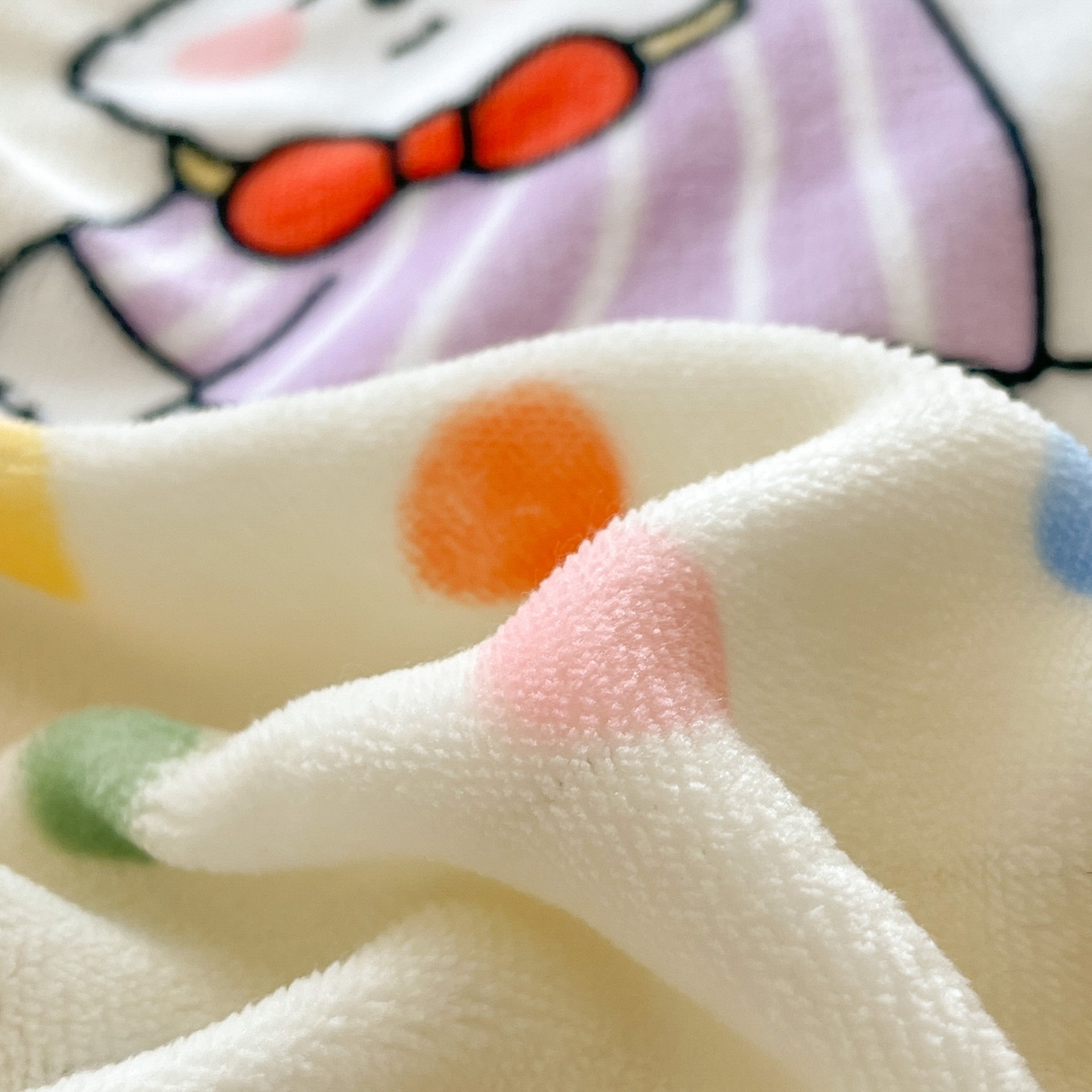 91家纺网 家纺一手货源 找家纺 寻米 2025新款高克重加厚保暖牛奶绒四件套-第一批 彩虹小狗