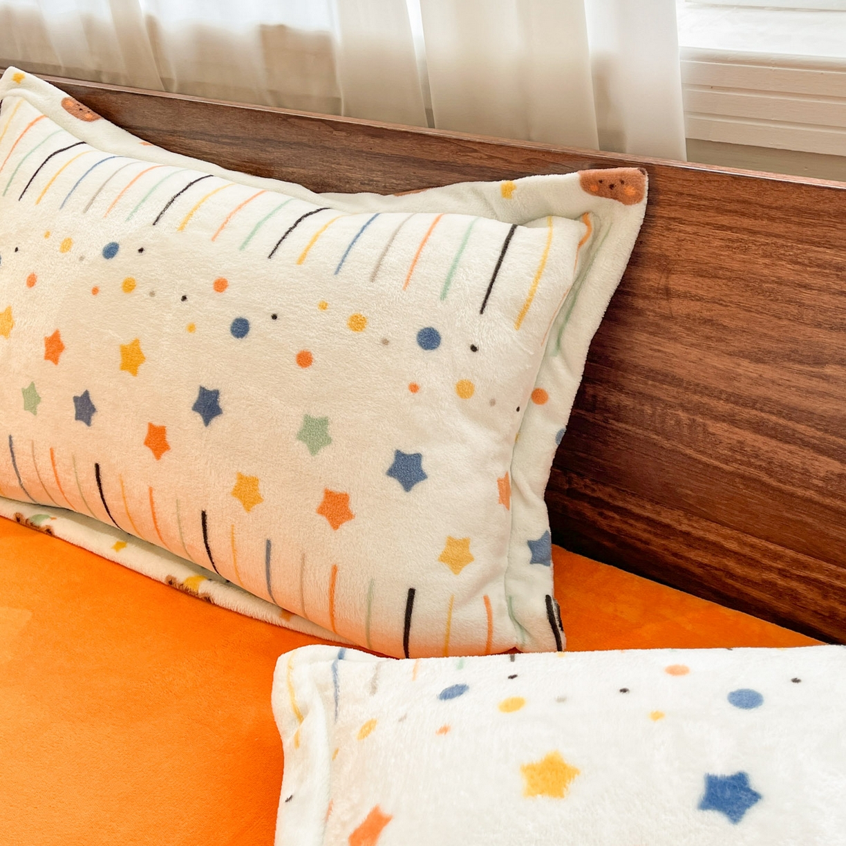 91家纺网 家纺一手货源 找家纺 寻米 2025新款高克重加厚保暖牛奶绒四件套-第一批 橘子汽水