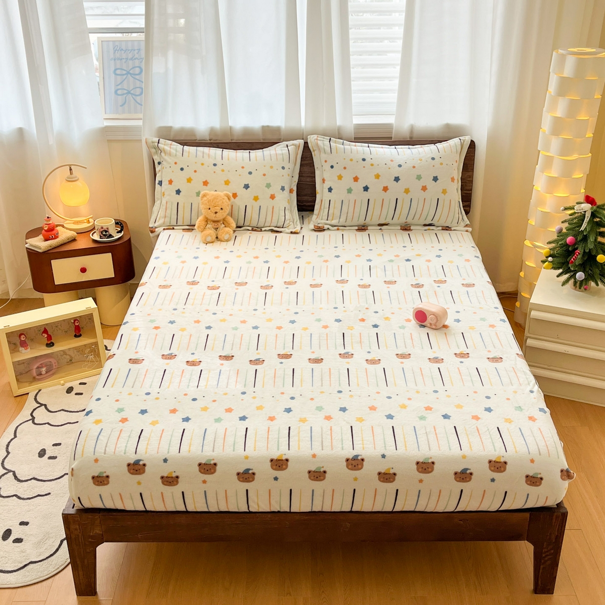 91家纺网 家纺一手货源 找家纺 寻米 2025新款高克重加厚保暖牛奶绒四件套-第一批 橘子汽水