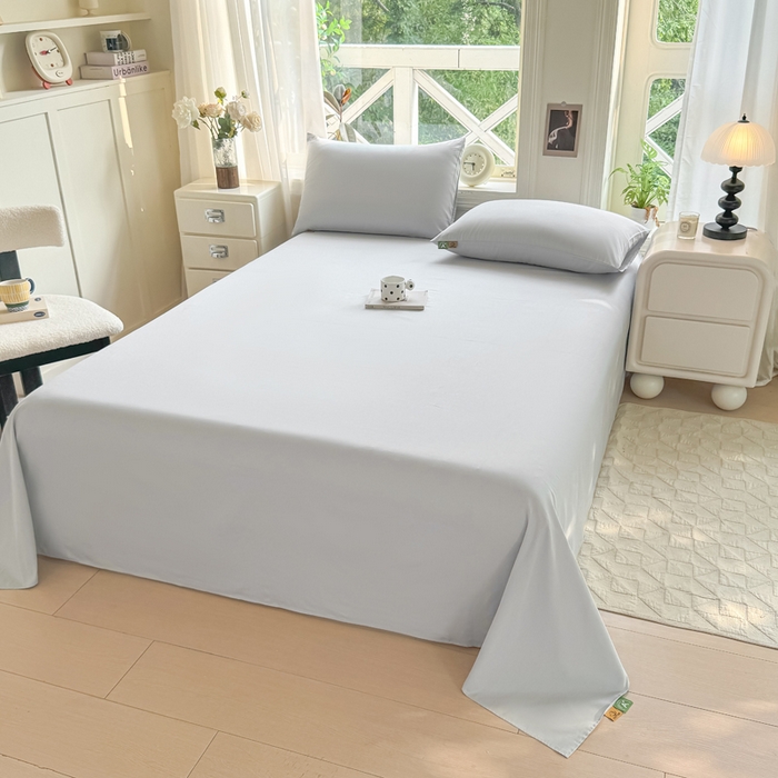 91家纺网 家纺一手货源 找家纺 （总）女子家纺 2025新款全棉纯色简约单品系列-床单