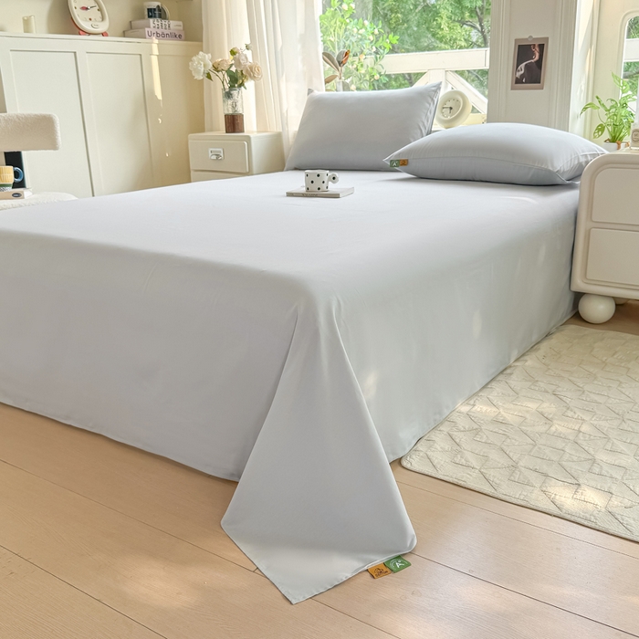 91家纺网 家纺一手货源 找家纺 （总）女子家纺 2025新款全棉纯色简约单品系列-床单