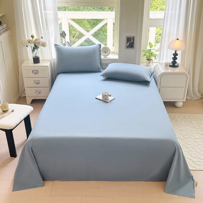 91家纺网 家纺一手货源 找家纺 （总）女子家纺 2025新款全棉纯色简约单品系列-床单