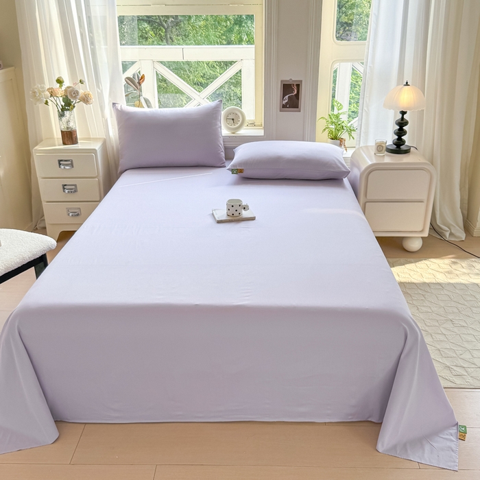 91家纺网 家纺一手货源 找家纺 （总）女子家纺 2025新款全棉纯色简约单品系列-床单