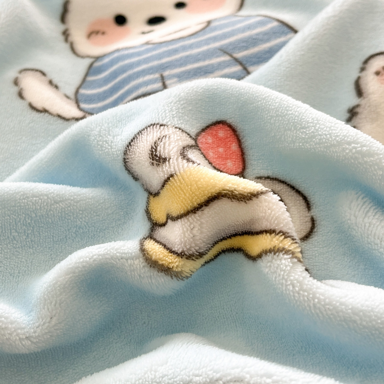 91家纺网 家纺一手货源 找家纺 寻米 2025新款高克重加厚保暖牛奶绒四件套-第一批 可爱帕尼尼