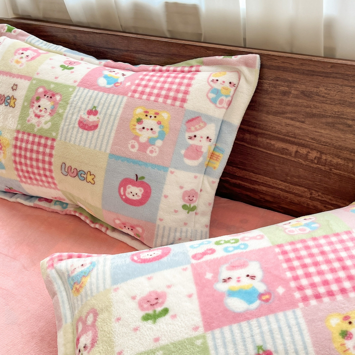 91家纺网 家纺一手货源 找家纺 寻米 2025新款高克重加厚保暖牛奶绒四件套-第一批 恋爱日记