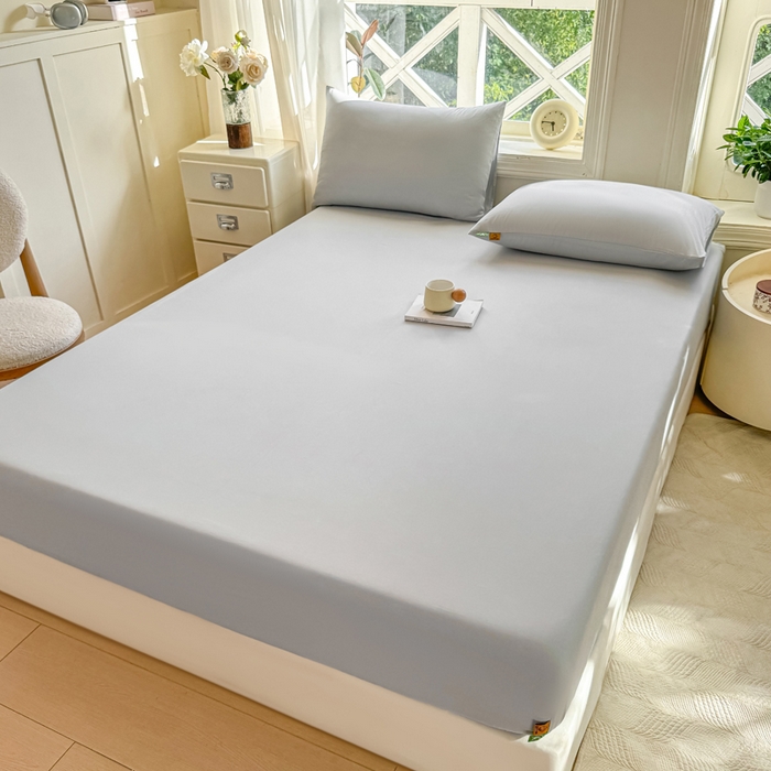 91家纺网 家纺一手货源 找家纺 （总）女子家纺 2025新款全棉纯色简约单品系列-床笠