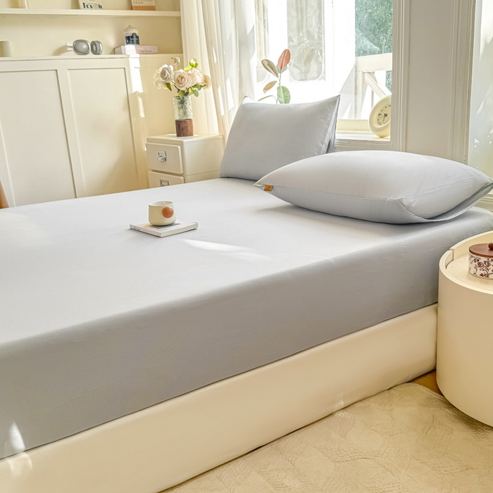 91家纺网 家纺一手货源 找家纺 （总）女子家纺 2025新款全棉纯色简约单品系列-床笠