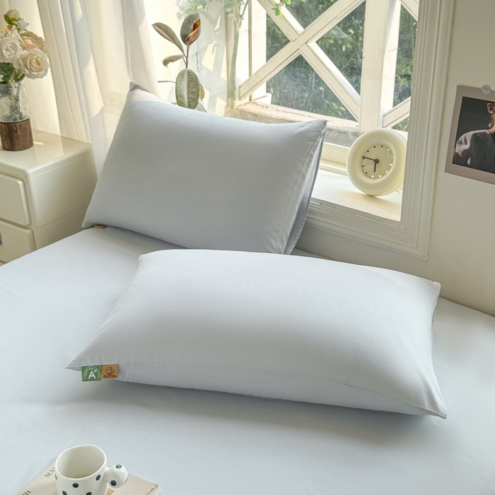 91家纺网 家纺一手货源 找家纺 （总）女子家纺 2025新款全棉纯色简约单品系列-枕套