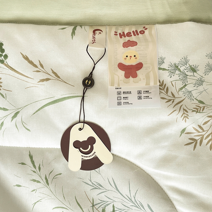 91家纺网 家纺一手货源 找家纺 梵克保罗 2025新款全棉夏被碎花卡通小清新简约纯棉夏凉被夏被四件套三件套 风铃草