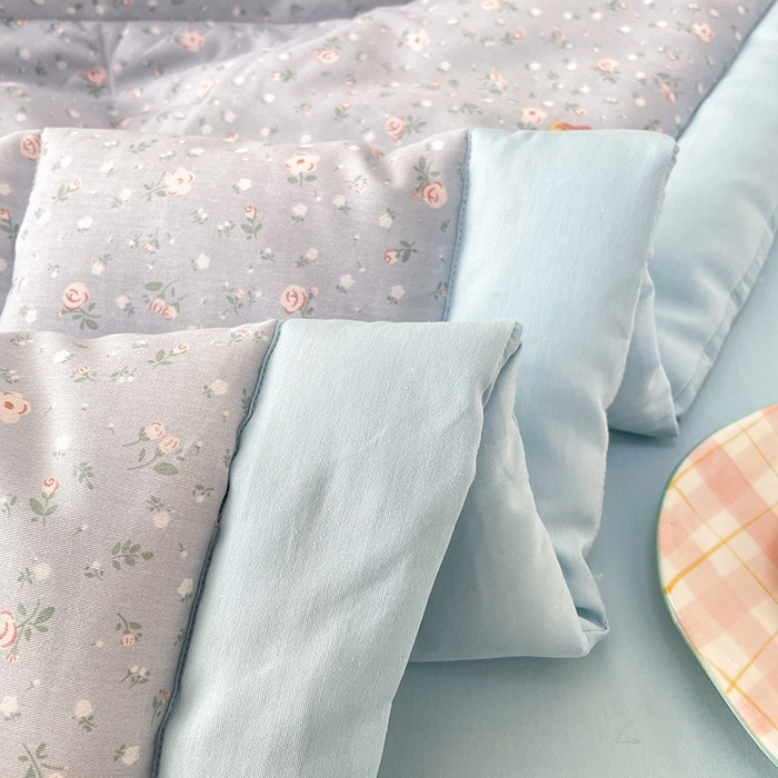 91家纺网 家纺一手货源 找家纺 梵克保罗 2025新款全棉夏被碎花卡通小清新简约纯棉夏凉被夏被四件套三件套 嘉兰