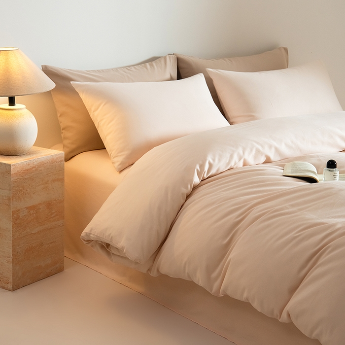 91家纺网 家纺一手货源 找家纺 （总）Mr.pig猪先生水洗棉 2025新款贡缎长绒棉全棉纯棉贡缎磨毛单被套150*200*230加大单被套学生