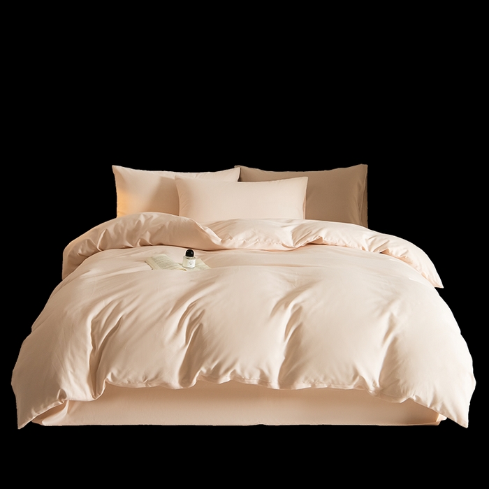 91家纺网 家纺一手货源 找家纺 （总）Mr.pig猪先生水洗棉 2025新款贡缎长绒棉全棉纯棉贡缎磨毛单被套150*200*230加大单被套学生