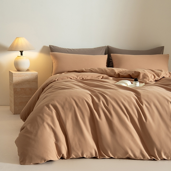 91家纺网 家纺一手货源 找家纺 （总）Mr.pig猪先生水洗棉 2025新款贡缎长绒棉全棉纯棉贡缎磨毛单被套150*200*230加大单被套学生