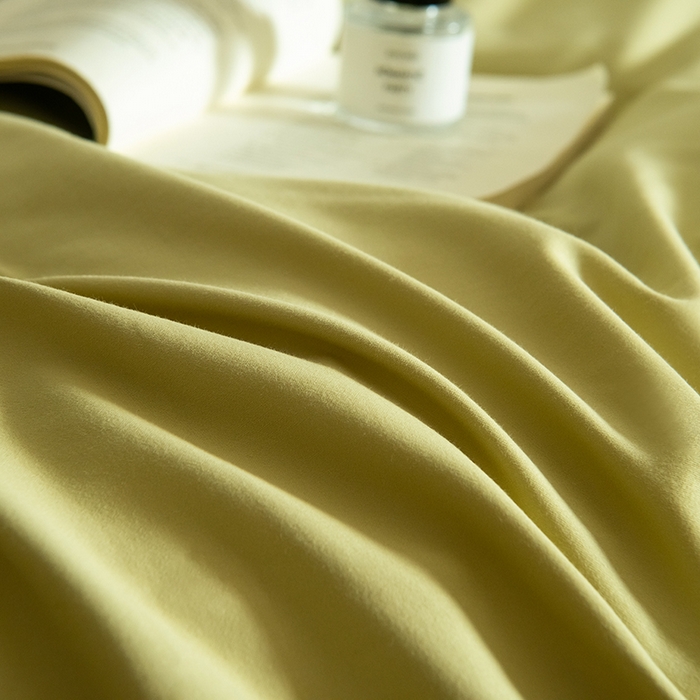 91家纺网 家纺一手货源 找家纺 Mr.pig猪先生水洗棉 2025新款贡缎长绒棉全棉纯棉贡缎磨毛单被套150*200*230加大单被套学生 莫兰绿