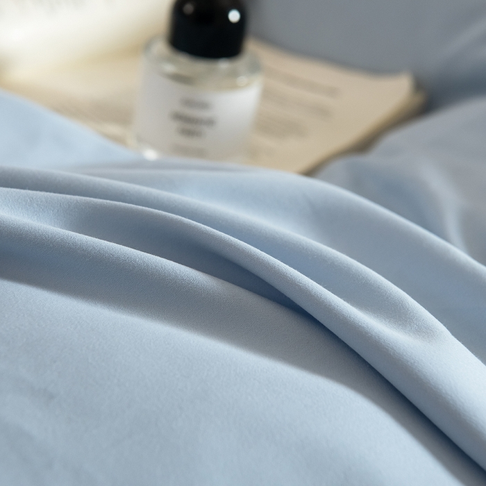 91家纺网 家纺一手货源 找家纺 Mr.pig猪先生水洗棉 2025新款贡缎长绒棉全棉纯棉贡缎磨毛单被套150*200*230加大单被套学生 挪威蓝