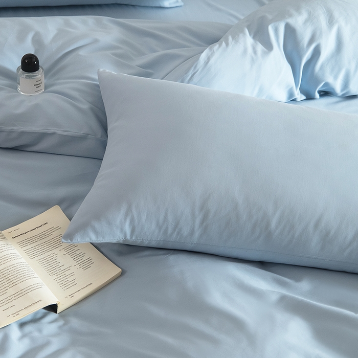 91家纺网 家纺一手货源 找家纺 Mr.pig猪先生水洗棉 2025新款贡缎长绒棉全棉纯棉贡缎磨毛单被套150*200*230加大单被套学生 挪威蓝