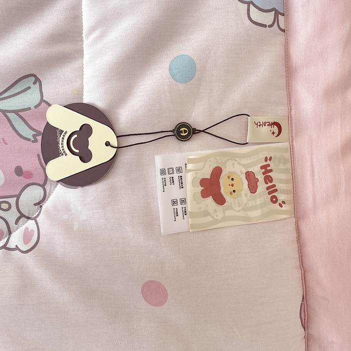 91家纺网 家纺一手货源 找家纺 梵克保罗 2025新款全棉夏被碎花卡通小清新简约纯棉夏凉被夏被四件套三件套 美乐乐蒂