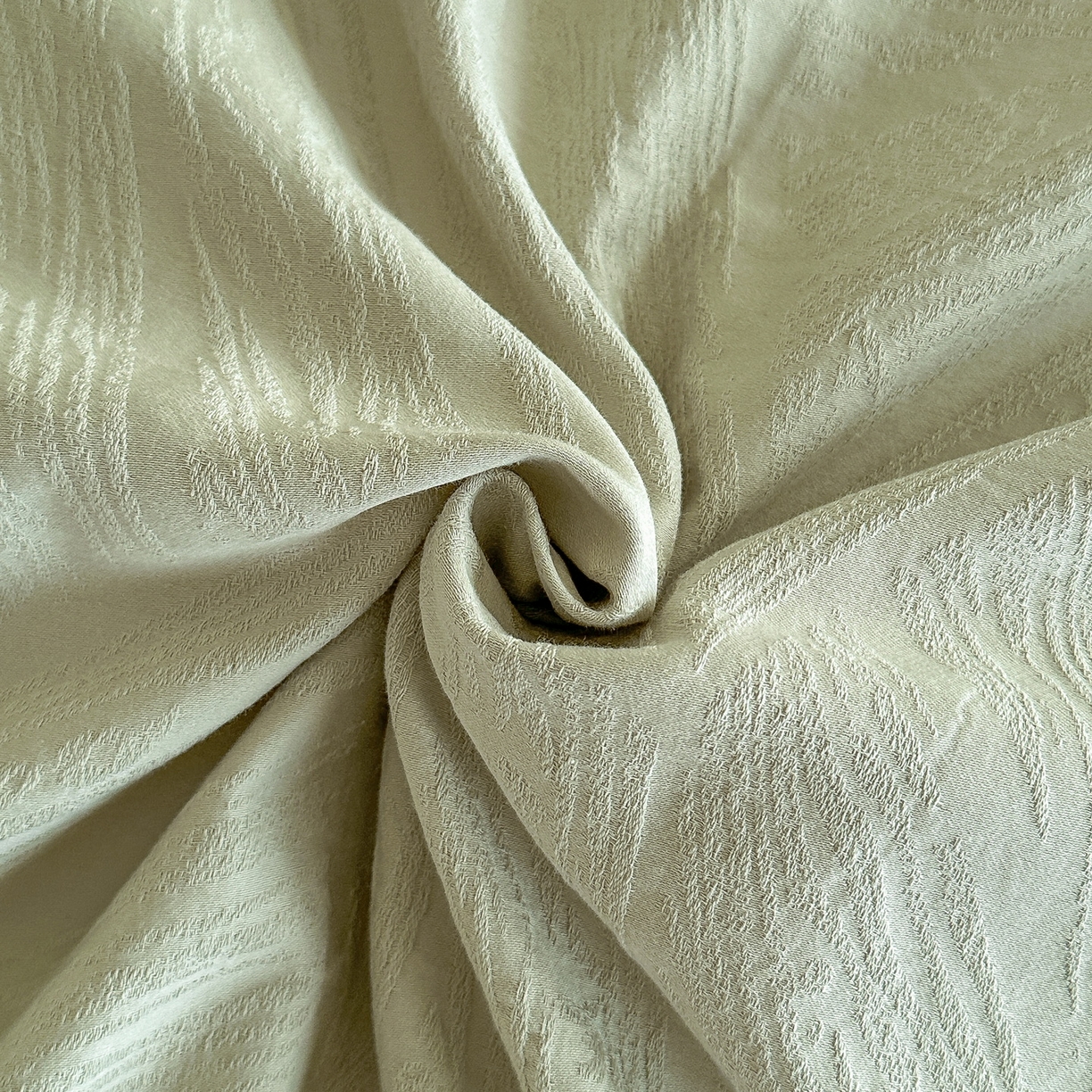 91家纺网 家纺一手货源 找家纺 慕晨 2025新款全棉提花磨毛四件套高级简奢款中高端4件套直播热款 棉语-绿