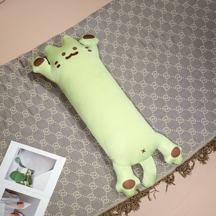 仟亿莱 2025新款冰丝烤面包长条睡觉抱枕 枕头枕芯 抹茶长条烤面包