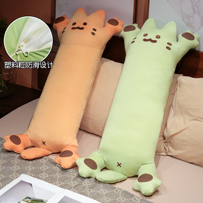 91家纺网 家纺一手货源 找家纺 仟亿莱 2025新款冰丝烤面包长条睡觉抱枕 枕头枕芯 芝士长条烤面包