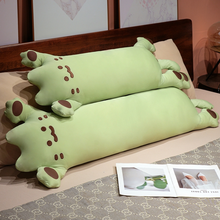 91家纺网 家纺一手货源 找家纺 仟亿莱 2025新款冰丝烤面包长条睡觉抱枕 枕头枕芯 组合图仅供参考不可下单