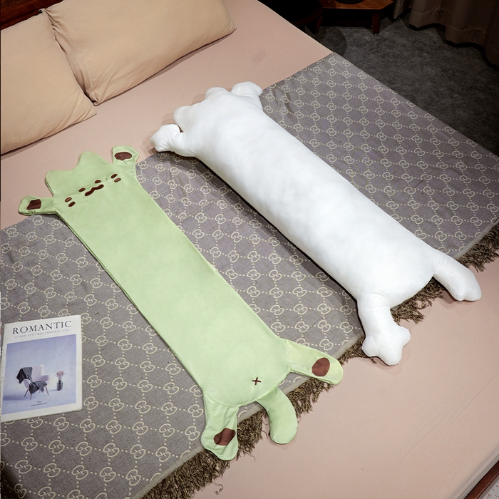 91家纺网 家纺一手货源 找家纺 仟亿莱 2025新款冰丝烤面包长条睡觉抱枕 枕头枕芯 组合图仅供参考不可下单