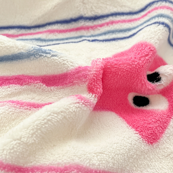 91家纺网 家纺一手货源 找家纺 瑞莱 （上新）2025新款印花牛奶绒四件套-卡通系列 栗子球