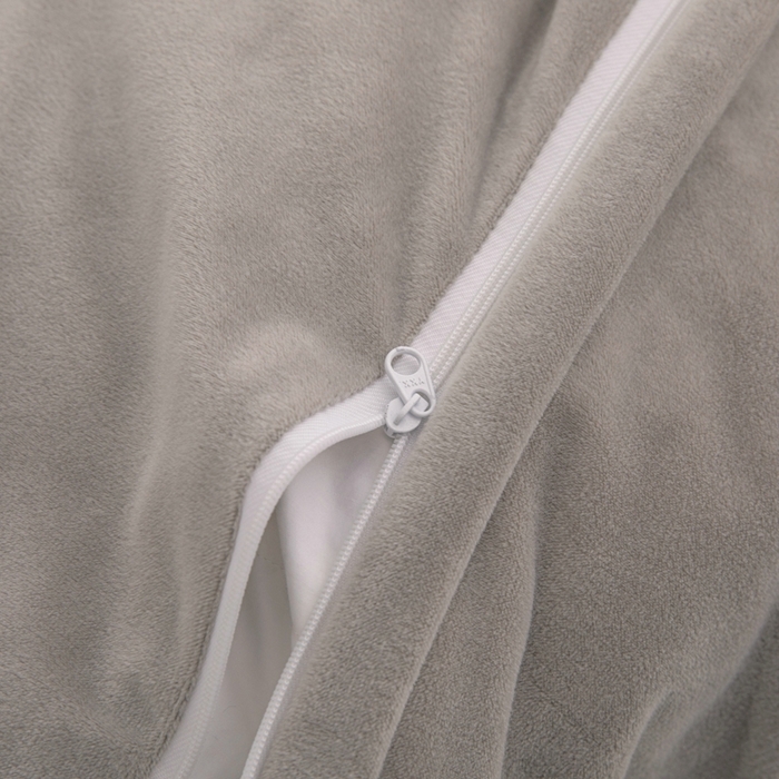 91家纺网 家纺一手货源 找家纺 ONE TWO ONE 121 新品【婴儿绒四件套】2025毛毯被子四件套单件床单被套床笠珊瑚绒牛奶绒冬被法兰绒兔毛绒 橘粉-浅灰