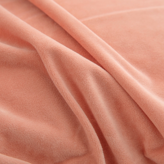 91家纺网 家纺一手货源 找家纺 ONE TWO ONE 121 新品【婴儿绒四件套】2025毛毯被子四件套单件床单被套床笠珊瑚绒牛奶绒冬被法兰绒兔毛绒 橘粉-乳酪