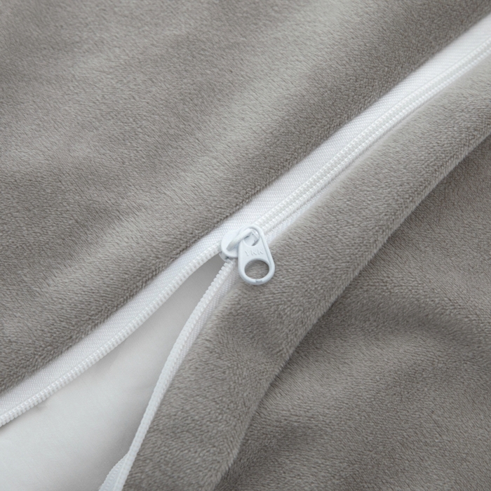 91家纺网 家纺一手货源 找家纺 ONE TWO ONE 121 新品【婴儿绒四件套】2025毛毯被子四件套单件床单被套床笠珊瑚绒牛奶绒冬被法兰绒兔毛绒 浅蓝-银灰