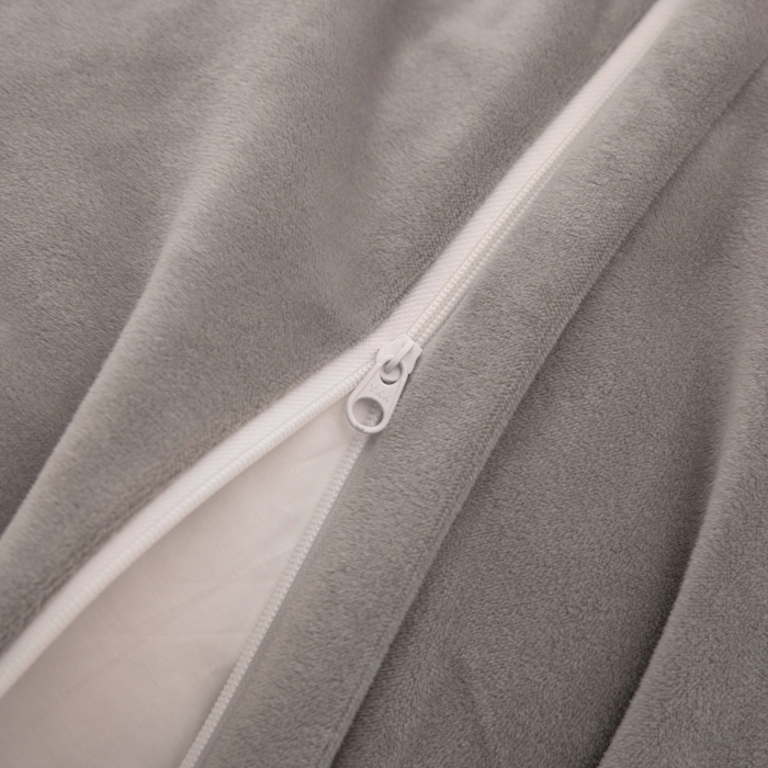 91家纺网 家纺一手货源 找家纺 ONE TWO ONE 121 新品【婴儿绒四件套】2025毛毯被子四件套单件床单被套床笠珊瑚绒牛奶绒冬被法兰绒兔毛绒 神秘灰-浅灰