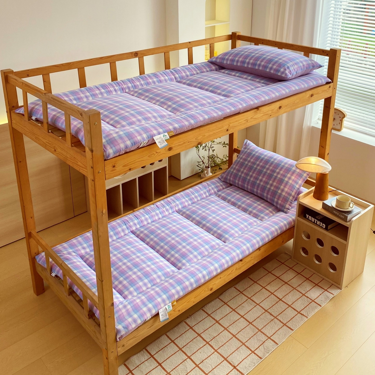 91家纺网 家纺一手货源 找家纺 （总）梵克保罗 2025秋冬新款无印风学生宿舍床褥褥子