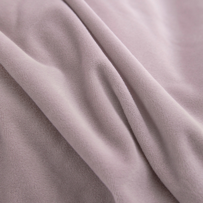 91家纺网 家纺一手货源 找家纺 ONE TWO ONE 121 新品【婴儿绒四件套】2025毛毯被子四件套单件床单被套床笠珊瑚绒牛奶绒冬被法兰绒兔毛绒 芋泥-浅灰