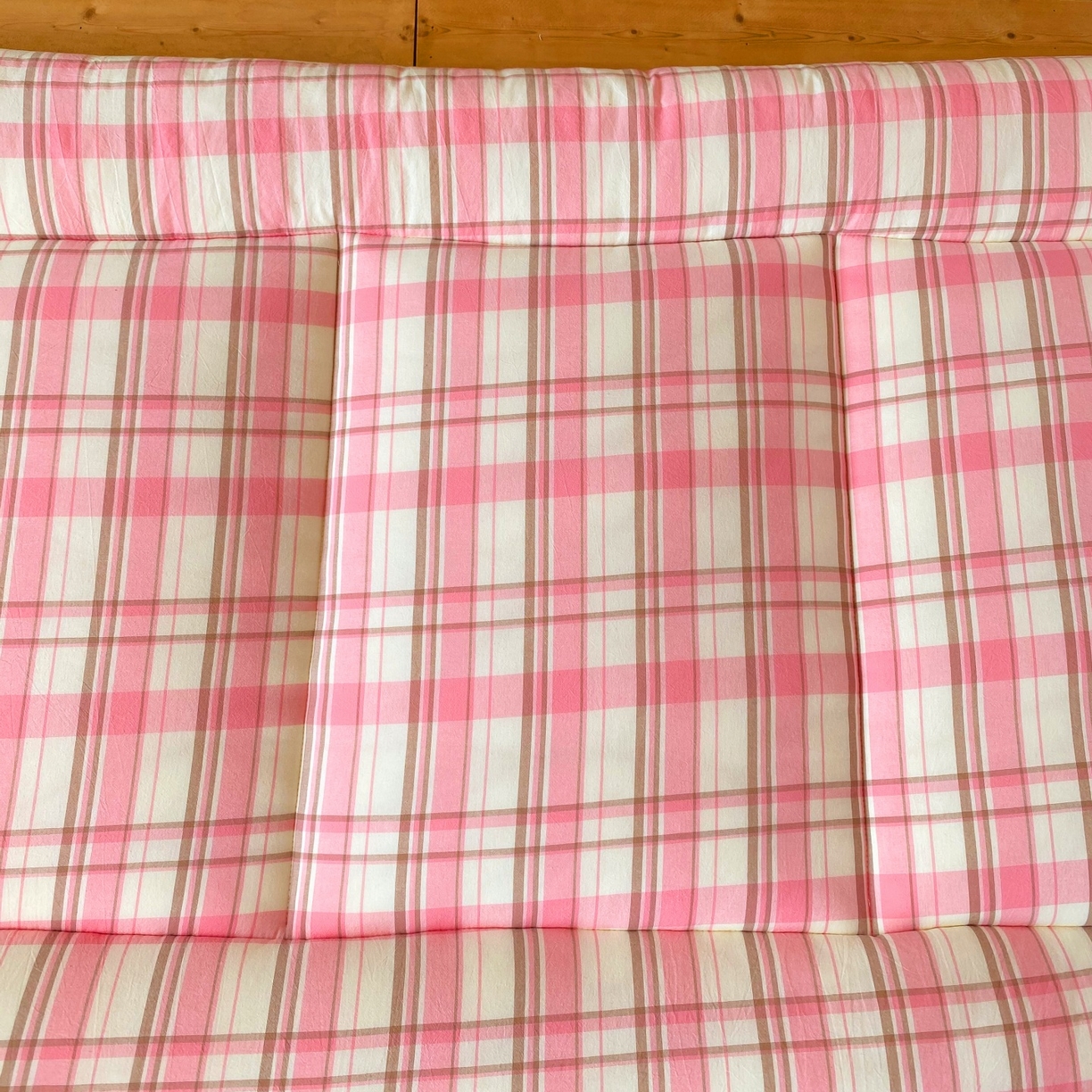 91家纺网 家纺一手货源 找家纺 梵克保罗 2025秋冬新款无印风学生宿舍床褥褥子 初春粉