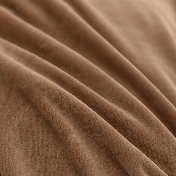 91家纺网 家纺一手货源 找家纺 ONE TWO ONE 121 新品【婴儿绒四件套】2025毛毯被子四件套单件床单被套床笠珊瑚绒牛奶绒冬被法兰绒兔毛绒 棕咖-米咖