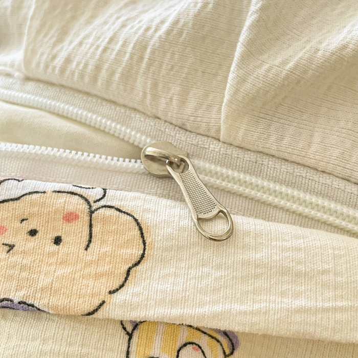 91家纺网 家纺一手货源 找家纺 港岛妹妹 2025新款韩式ins风黑边花边双层纱四件套（有买家秀） 黑花边-海盐宝宝