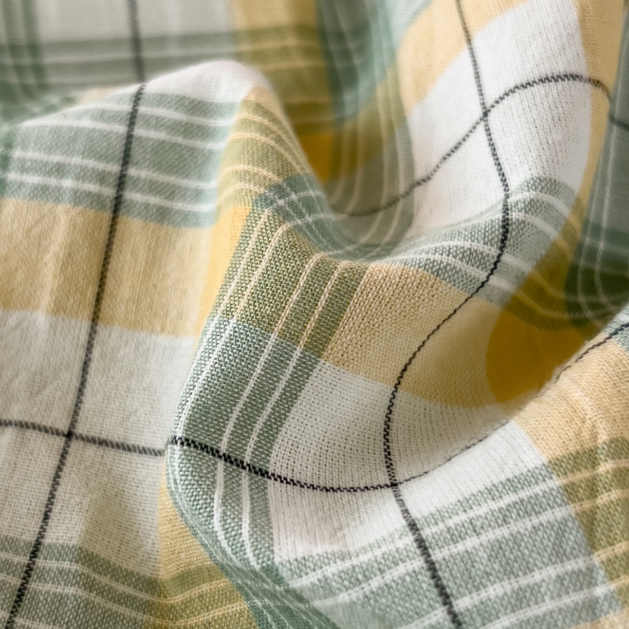 91家纺网 家纺一手货源 找家纺 梵克保罗 2025春夏新款水洗棉学生宿舍床单款床笠款三件套六件套大礼包学生季 芒格绿