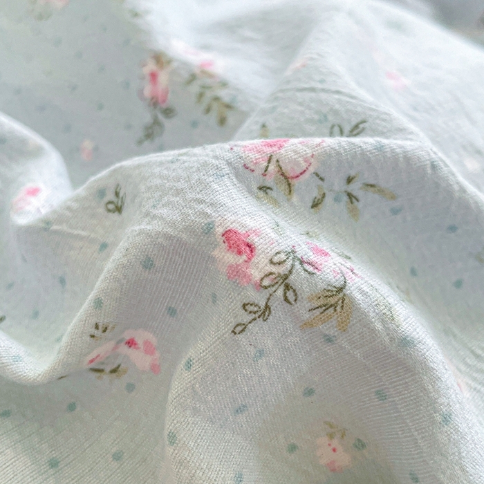 91家纺网 家纺一手货源 找家纺 （总）海岛哥哥 2025新款韩式ins风黑边花边木棉双层纱四件套（有买家秀）