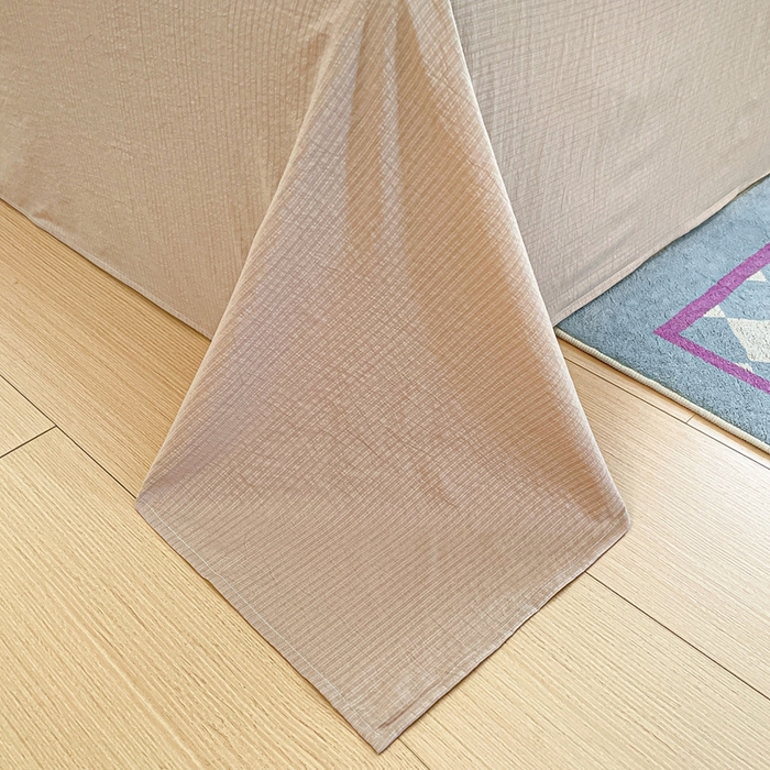 91家纺网 家纺一手货源 找家纺 海岛哥哥 2025新款韩式ins风黑边花边木棉双层纱四件套（有买家秀） 黑花边-熊猫哒哒