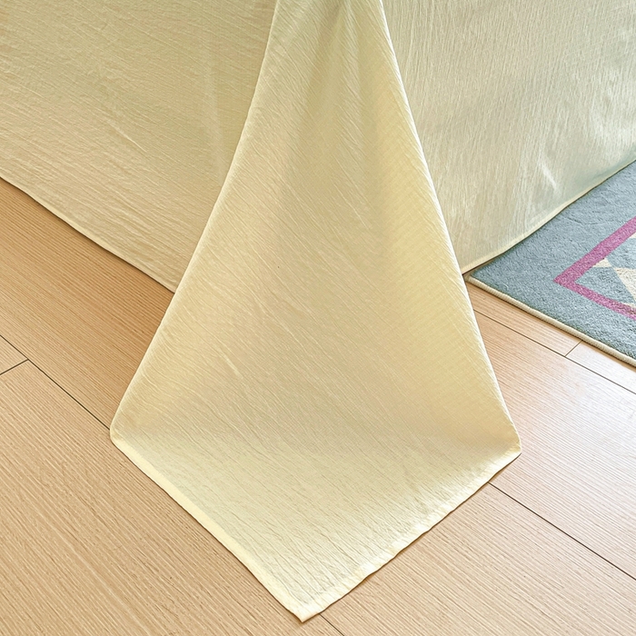 91家纺网 家纺一手货源 找家纺 海岛哥哥 2025新款韩式ins风黑边花边木棉双层纱四件套（有买家秀） 黑花边-海盐宝宝