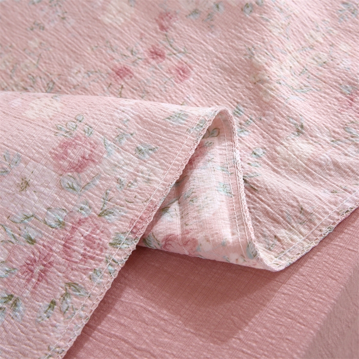 91家纺网 家纺一手货源 找家纺 梵克保罗 2025春夏新款双层纱学生宿舍床单款三件套六件套大礼包学生季 爱如星辰